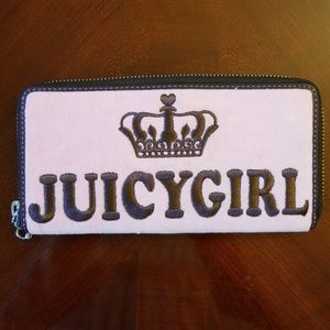 Juicy Couture Pink Velour Wallet